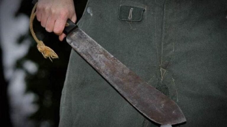 Hombre atacó a su hijastro y a un niño de 2 años con un machete