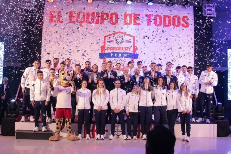 Presentación del equipo olímpico paraguayo para París 2024