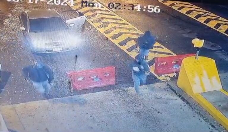 Millonario asalto en peaje de San Bernardino