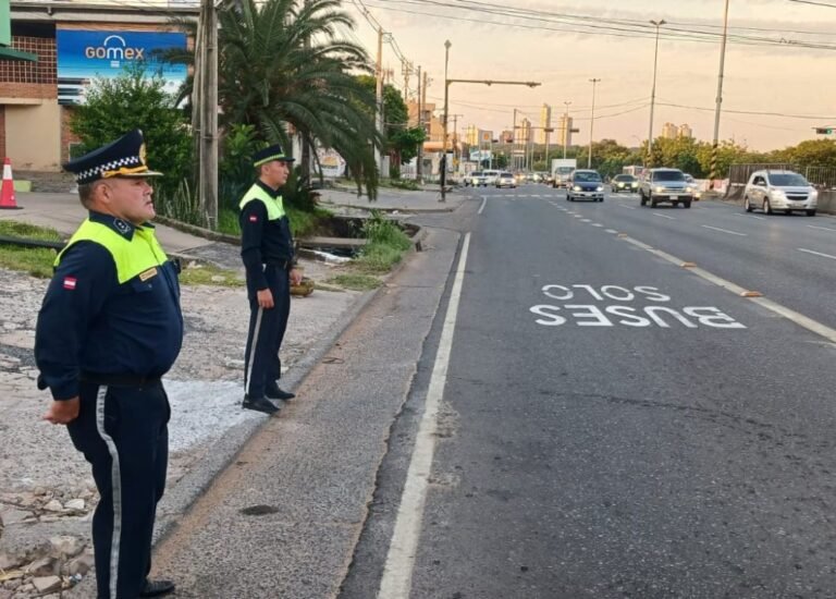 Viceministerio de Transporte busca implementar carril único de buses en la ruta Mariscal Estigarribia
