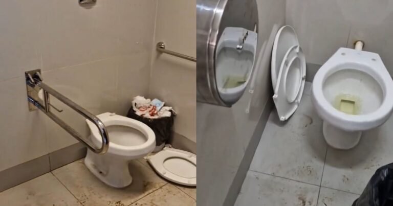 Baños ya están destrozados en la recién inaugurada Costanera Sur