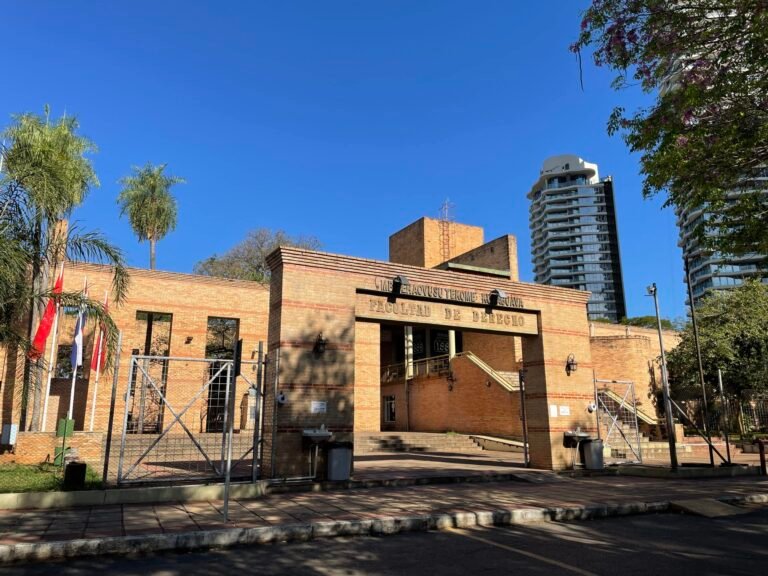 Alejandro Ovelar participo en manifestación de estudiantes de Derecho UNA