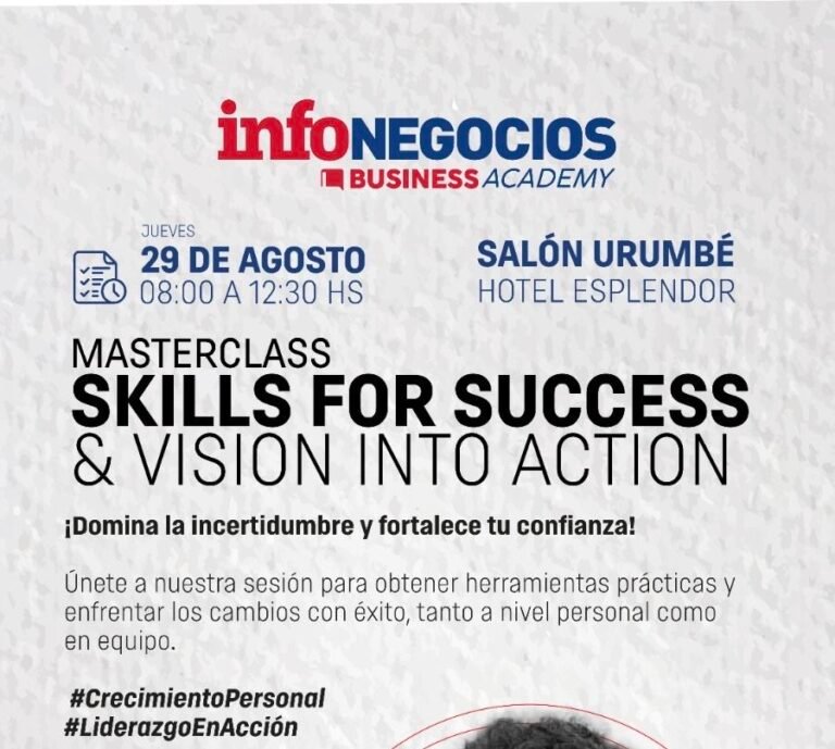 Preparate para el éxito con la Masterclass «Skills for Success & Vision into Action»