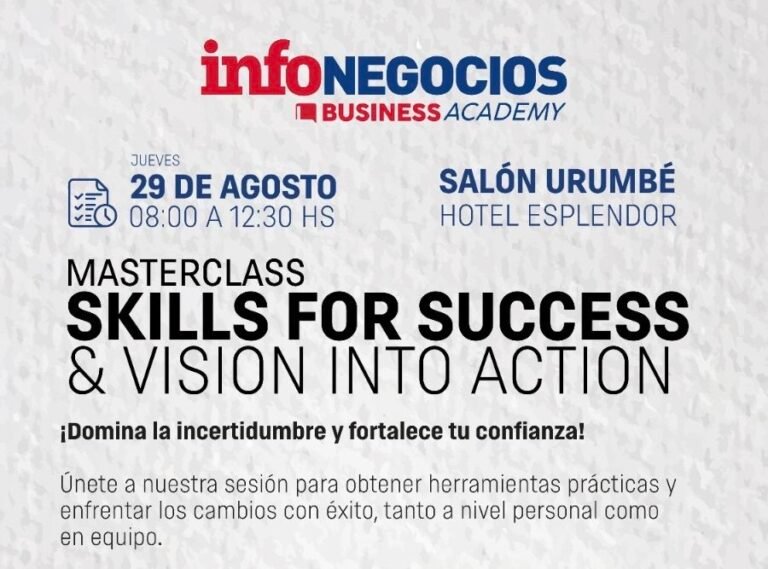 Preparate para el éxito con la Masterclass «Skills for Success & Vision into Action»