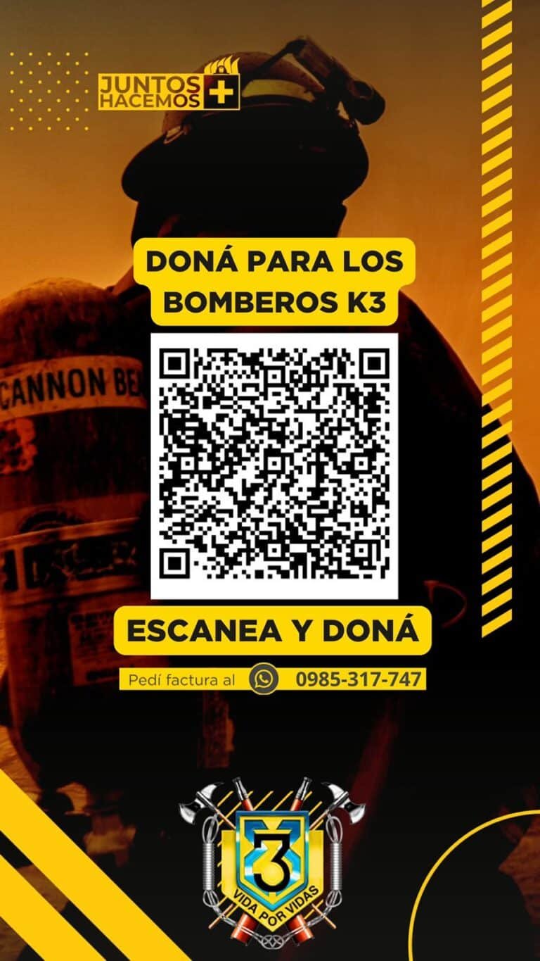 “Colecta Nacional 2024”: Tercera Compañía Bomberos de Sajonia