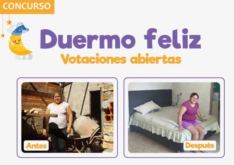 Votá por la transformación que más te inspire en el concurso Duermo Feliz