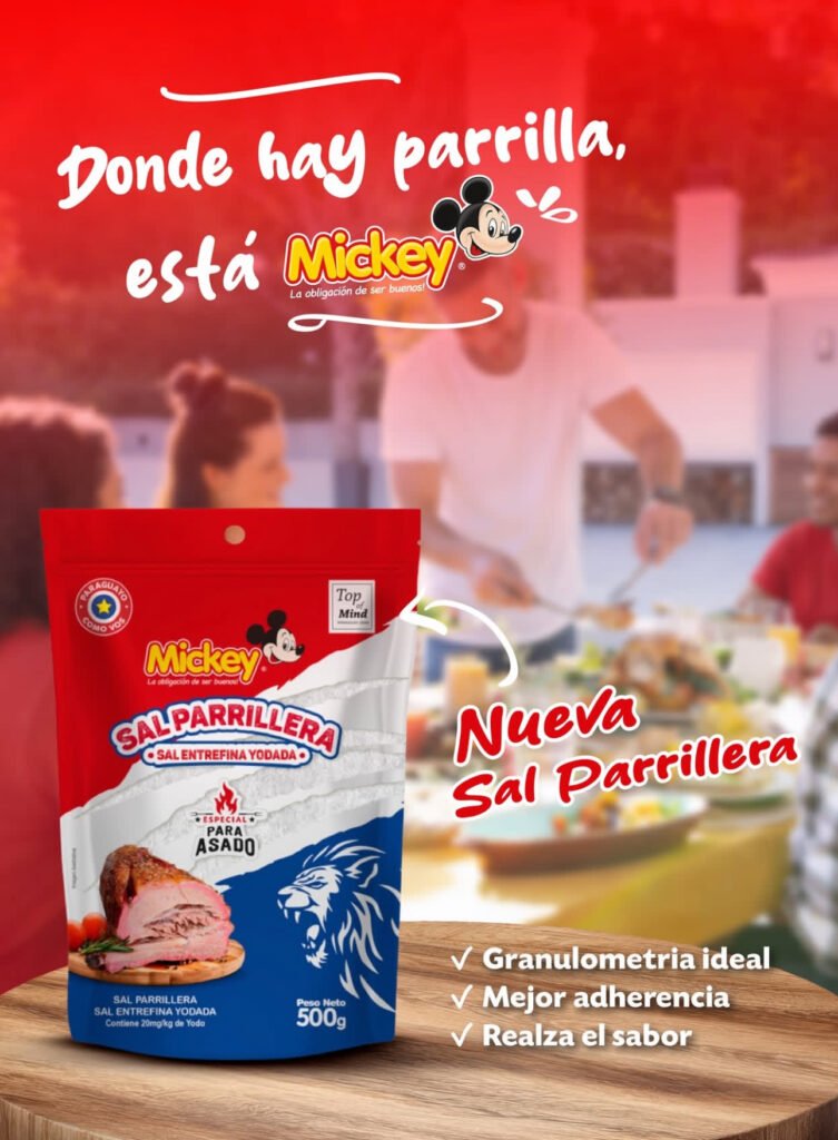 Mickey presenta oficialmente su nueva Sal Parrillera Yodada