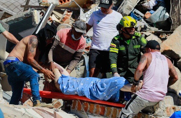 Devastador terremoto en Colombia deja 169 fallecidos y más de 900 heridos, hasta el momento