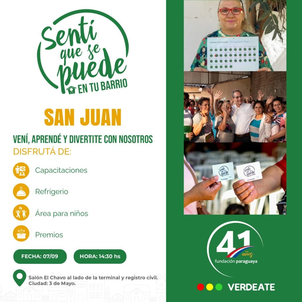 Fundación Paraguaya lleva capacitación gratuita para emprendedores a San Juan Nepomuceno