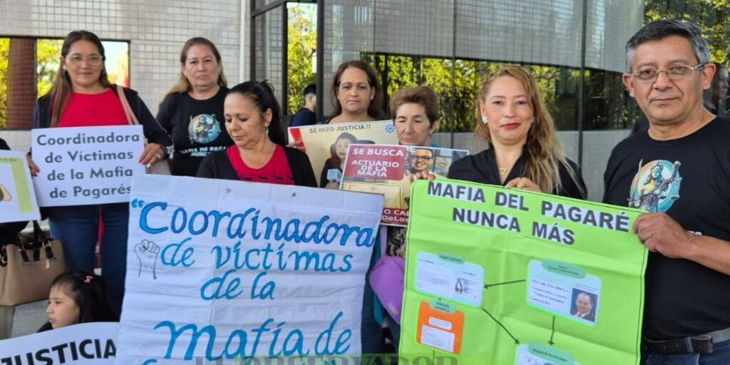 Víctimas de la Mafia de Pagarés cuestionan ley sancionada y apuntan contra el Legislativo y Judicial