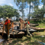 Inundaciones: Defensa despliega militares para evacuar familias afectadas por crecida del río Paraná