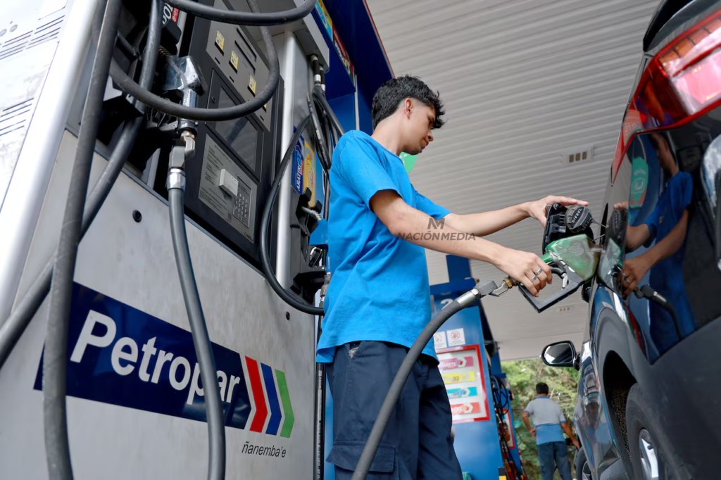 Petropar aumenta hasta G. 600 el diésel y mantiene sin cambios las naftas